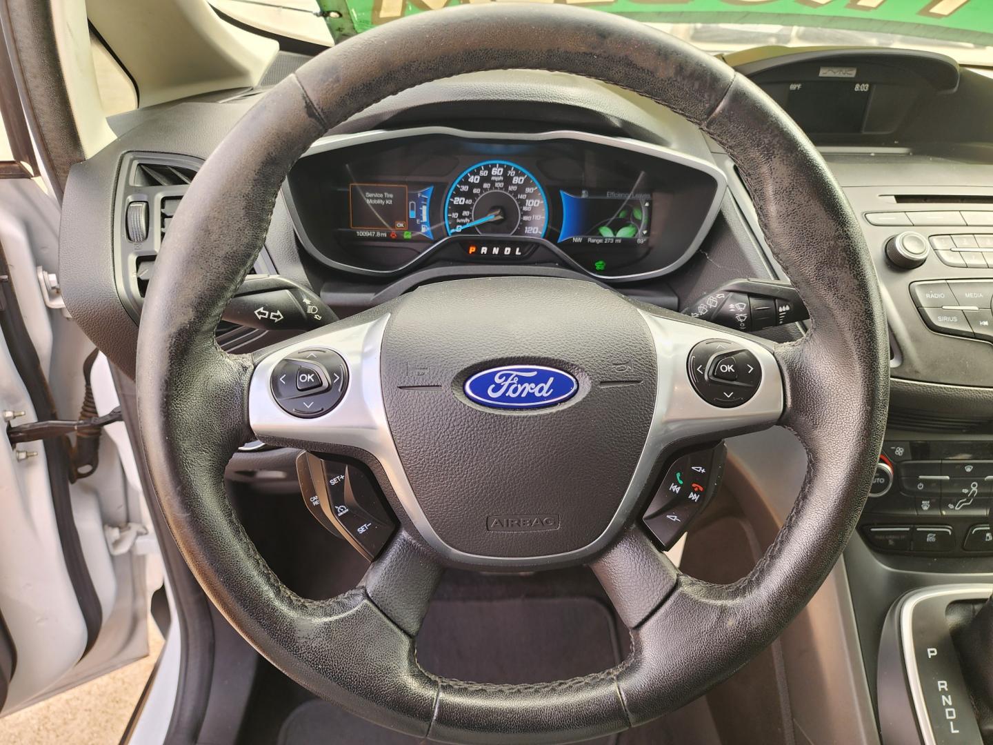 2017 WHITE Ford C-Max Hybrid SE (1FADP5AU2HL) with an 2.0L L4 DOHC 16V HYBRID engine, CVT transmission, located at 2660 S.Garland Avenue, Garland, TX, 75041, (469) 298-3118, 32.885551, -96.655602 - Photo#12